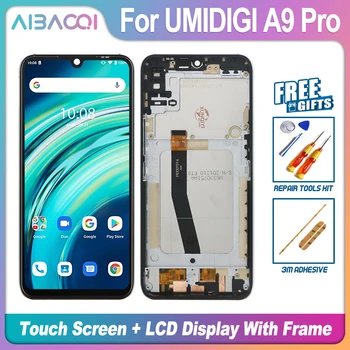 AiBaoQi Абсолютно Новый Сенсорный экран + ЖК-дисплей + Рамка для телефона Umidigi A7/A7 Pro/A7S/A9 Pro 10,0