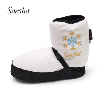 Sansha New Adult Kid, водонепроницаемые балетные ботинки для разминки в помещении и на улице для студийных танцоров WOON