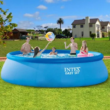Кристально синий надувной бассейн семейный наземный бассейн для детей и взрослых открытый игровой бассейн