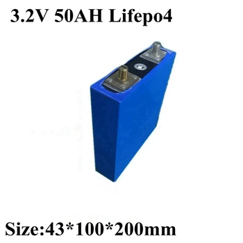 Литиевая батарея Lifepo4 3,2 В 50Ah Lifepo4 5C 250A разряда для хранения солнечной энергии Инверторный аккумулятор электромобилей