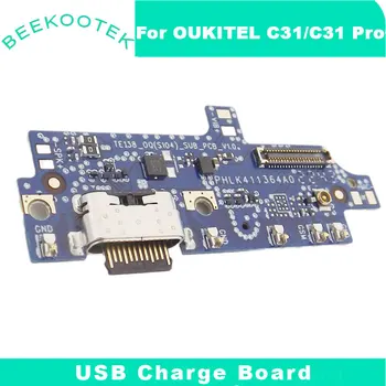 Новый Оригинальный Oukitel C31 C31 Pro USB Плата Базовый Штекер Порт Зарядки Модуль Платы С Микрофоном Для Смартфона OUKITEL C31 Pro