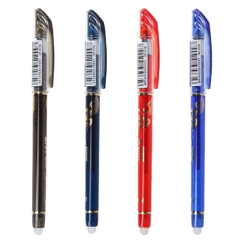 Стираемая Гелевая ручка 0,38 мм С синими, красными, черными заправками Школьные Канцелярские принадлежности
